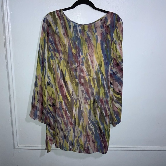 LA MADE Abstract Dress With Slip Size S - Picture 6 of 9